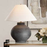 Tramore Rustic Charcoal Table Lamp thumbnail 6