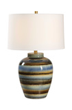 Judarn Blue Brown Table Lamp thumbnail 1