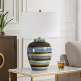 Judarn Blue Brown Table Lamp thumbnail 6