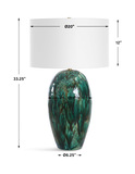 Ceralene Green Table Lamp thumbnail 4