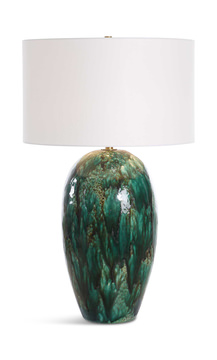 Ceralene Green Table Lamp