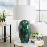 Ceralene Green Table Lamp thumbnail 7