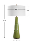 Mendell Moss Green Table Lamp thumbnail 3