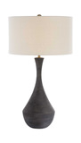 Helston Dark Charcoal Table Lamp thumbnail 1