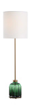 Lois Green Glass Buffet Lamp thumbnail 1