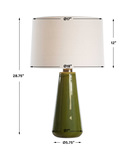 Kelley Moss Green Table Lamp thumbnail 2