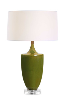 Adela Moss Green Table Lamp