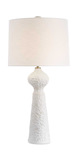 Sonata Textured White Table Lamp thumbnail 1