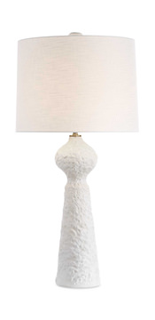 Sonata Textured White Table Lamp