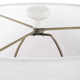 Sonata Textured White Table Lamp thumbnail 4