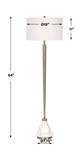 Curran Tapered Metal Floor Lamp thumbnail 3