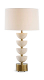 Hemisphere Travertine Table Lamp thumbnail 1