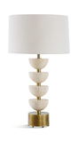 Hemisphere Travertine Table Lamp thumbnail 5