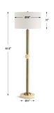 Hudson Gold Floor Lamp thumbnail 4