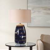 Orleans Blue Glaze Table Lamp thumbnail 2
