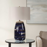 Orleans Blue Glaze Table Lamp thumbnail 6