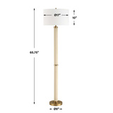 Wessex White Floor Lamp thumbnail 4