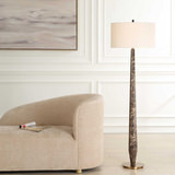 Tyree Brown Marble Floor Lamp thumbnail 2