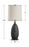 Bower Matt Black Table Lamp thumbnail 4