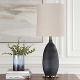 Bower Matt Black Table Lamp thumbnail 8