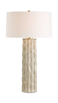 Parilli Taupe Gray Table Lamp