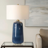 Brae Blue Glaze Table Lamp thumbnail 5