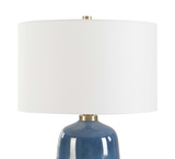 Brae Blue Glaze Table Lamp thumbnail 4