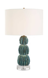 Bonaire Teal Blue Table Lamp thumbnail 1