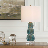 Bonaire Teal Blue Table Lamp thumbnail 6