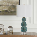 Bonaire Teal Blue Table Lamp thumbnail 7