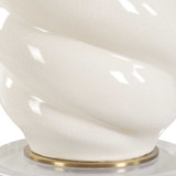 Anneli White Swirl Table Lamp thumbnail 7