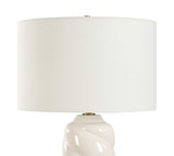 Anneli White Swirl Table Lamp thumbnail 4