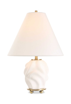 Bora White Accent Lamp