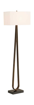 Galloway Minimalist Bronze Floor Lamp