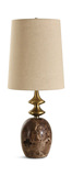 Percy Brown Marble Buffet Lamp thumbnail 5