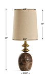 Percy Brown Marble Buffet Lamp thumbnail 4