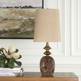 Percy Brown Marble Buffet Lamp thumbnail 8
