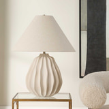 Javary Matte Beige Table Lamp thumbnail 7