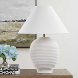 Rocio Ceramic White Table Lamp thumbnail 5