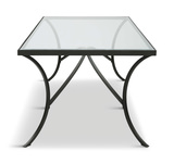 Alayna Black Metal & Glass Coffee Table thumbnail 9