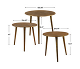 Kasai Gold Coffee Tables Set/3 thumbnail 3