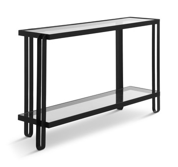 Shadow Black Iron Console Table