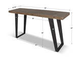 Freddy Weathered Console Table thumbnail 3