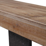 Freddy Weathered Console Table thumbnail 2