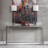 Hayley Silver Console Table thumbnail 6