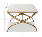 Crossing Small White Bench thumbnail 3