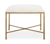 Avenham Small Gold Framed Bench thumbnail 1