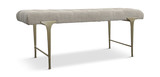 Imperial Upholstered Gray Bench thumbnail 6
