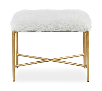 Charmed Sheepskin Small Bench