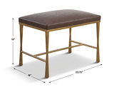 Reform Gold Small Bench thumbnail 3